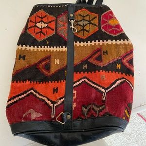 Woven, cool design backpack